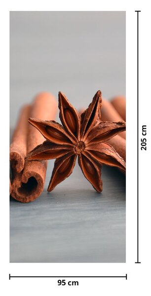 Foto tapeta za vrata - Cimet (95x205cm)