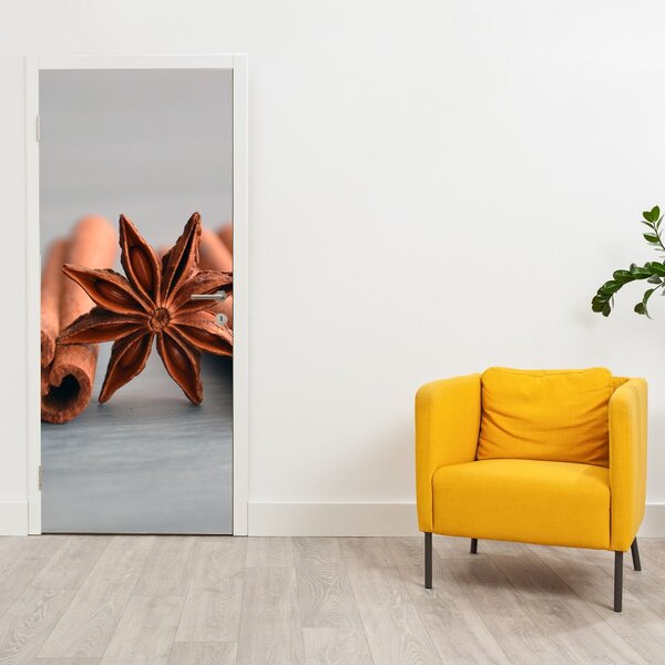 Foto tapeta za vrata - Cimet (95x205cm)