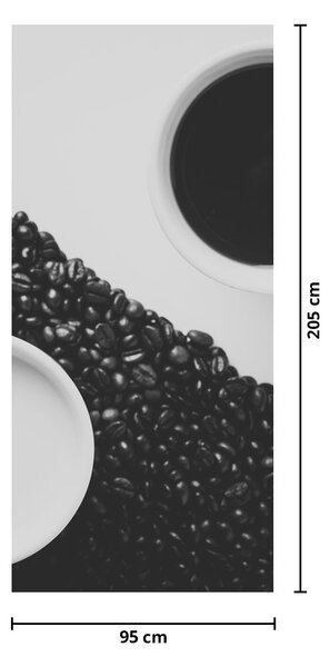 Foto tapeta za vrata - Kava (95x205cm)