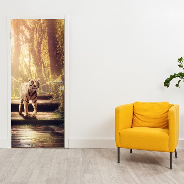 Foto tapeta za vrata - Tigar (95x205cm)
