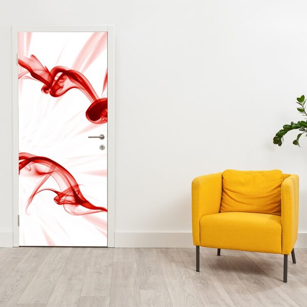 Foto tapeta za vrata - Srce od dima (95x205cm)