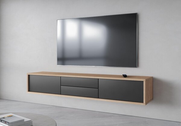 TV stolić Fiora 39 (hrast uljani + antracit)