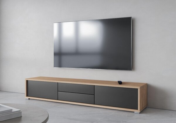 TV stolić Fiora 39 (hrast uljani + antracit)
