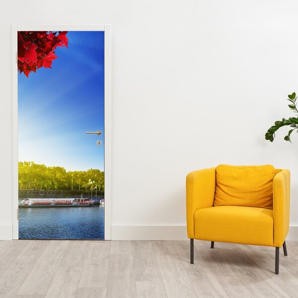 Foto tapeta za vrata - Jesen u Parizu (95x205cm)