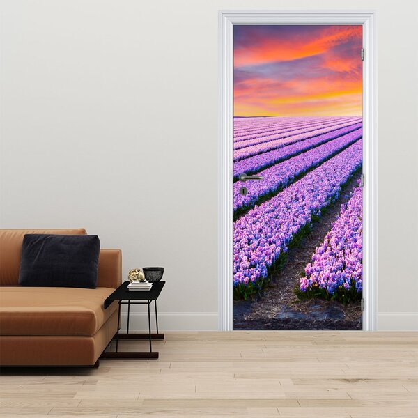 Foto tapeta za vrata -Farma cvijeća (95x205cm)