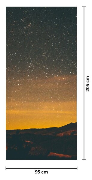 Foto tapeta za vrata - Zvjezdano nebo (95x205cm)