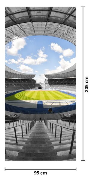Foto tapeta za vrata - Nogometni stadion (95x205cm)