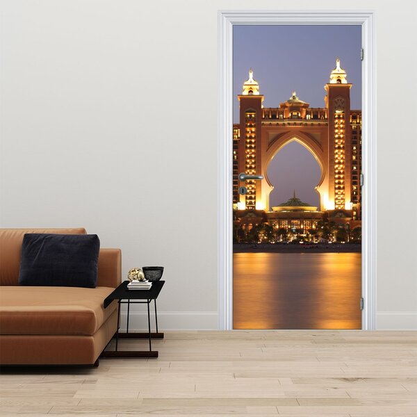 Foto tapeta za vrata - Građevina u Dubaiju (95x205cm)