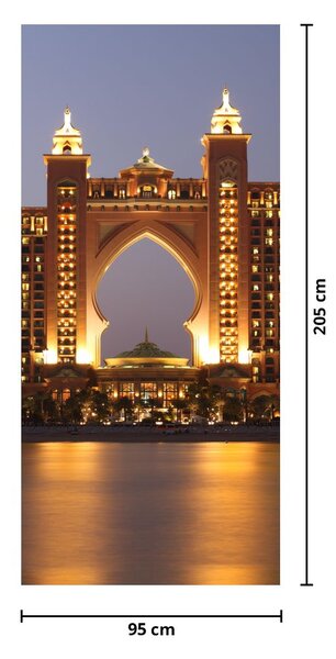 Foto tapeta za vrata - Građevina u Dubaiju (95x205cm)
