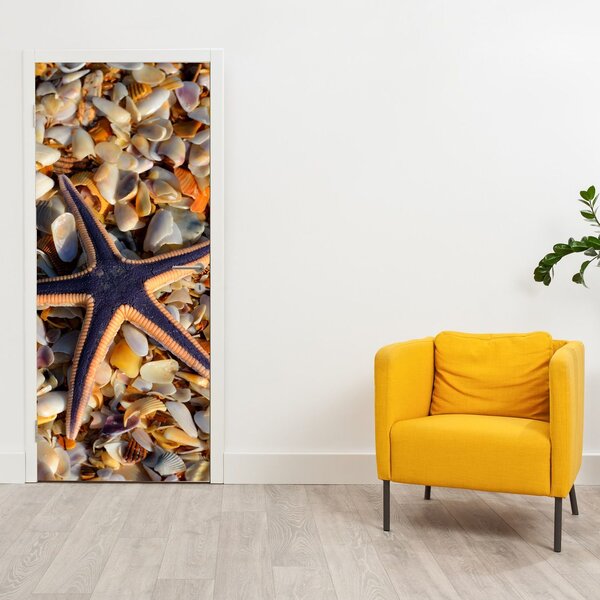 Foto tapeta za vrata - Morska zvijezda (95x205cm)