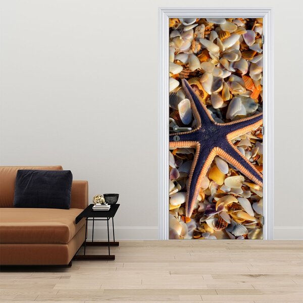 Foto tapeta za vrata - Morska zvijezda (95x205cm)