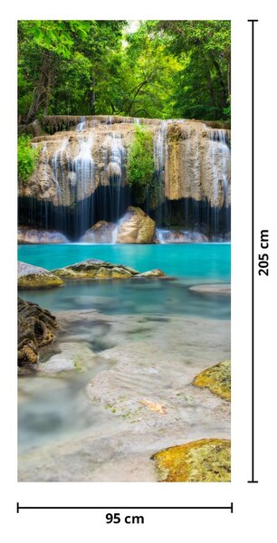 Foto tapeta za vrata - Slapovi (95x205cm)