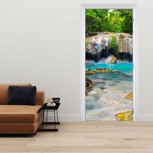 Foto tapeta za vrata - Slapovi (95x205cm)