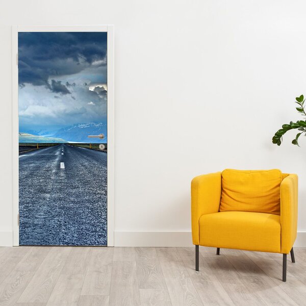 Foto tapeta za vrata - Put u oluji (95x205cm)