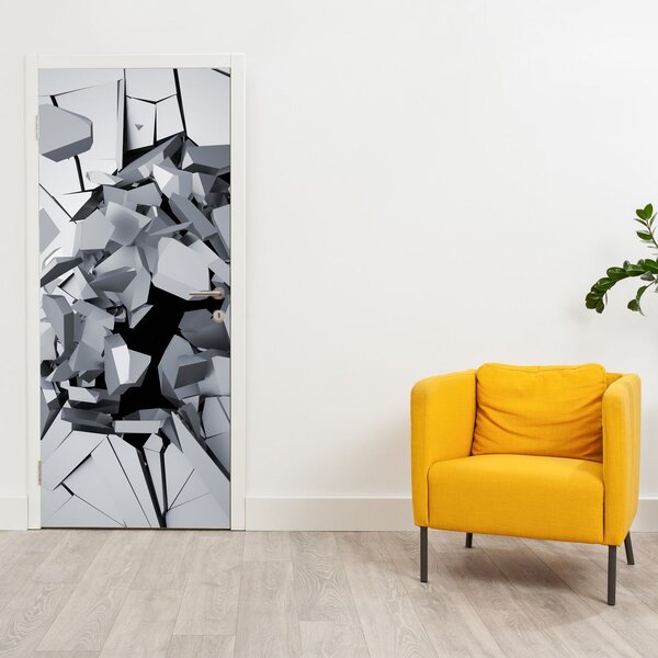 Foto tapeta za vrata - Apstrakcija 3D (95x205cm)