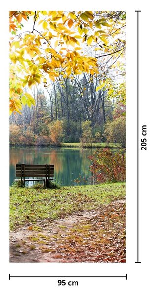Foto tapeta za vrata - Ribnjak (95x205cm)