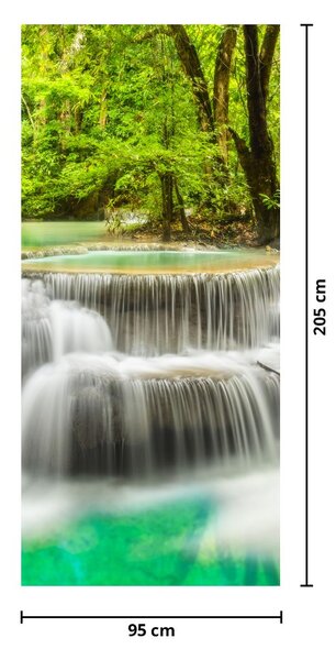 Foto tapeta za vrata - Slapovi (95x205cm)