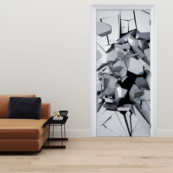 Foto tapeta za vrata - Apstrakcija 3D (95x205cm)