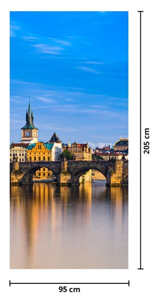 Foto tapeta za vrata - Karlov most (95x205cm)