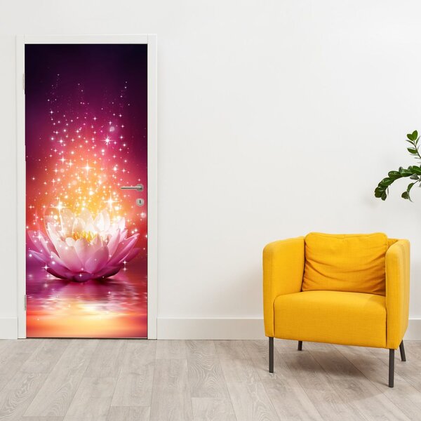 Foto tapeta za vrata - Lotosov cvijet (95x205cm)