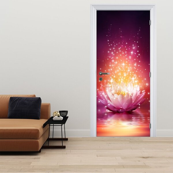Foto tapeta za vrata - Lotosov cvijet (95x205cm)