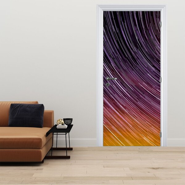 Foto tapeta za vrata - Zamagljene zvijezde na nebu (95x205cm)