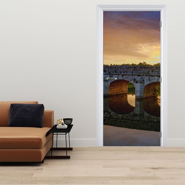 Foto tapeta za vrata - Most (95x205cm)