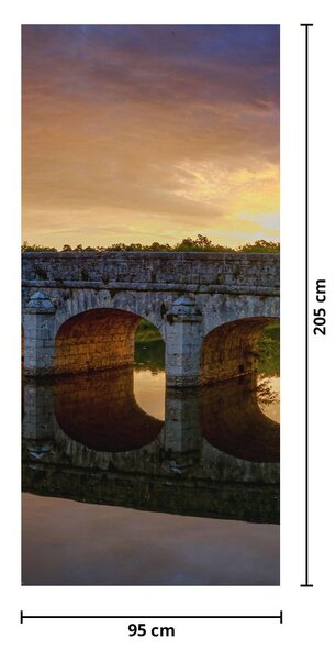 Foto tapeta za vrata - Most (95x205cm)