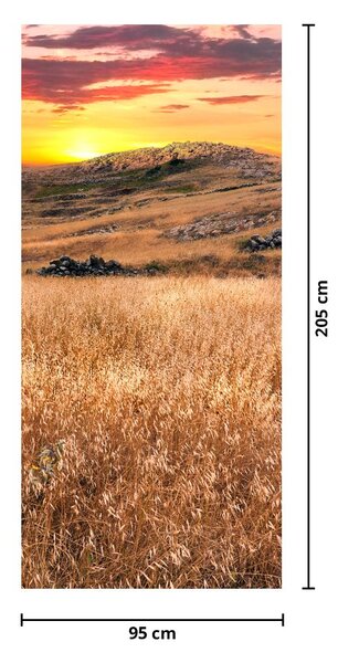 Foto tapeta za vrata - Polje (95x205cm)
