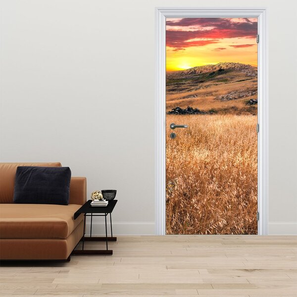 Foto tapeta za vrata - Polje (95x205cm)