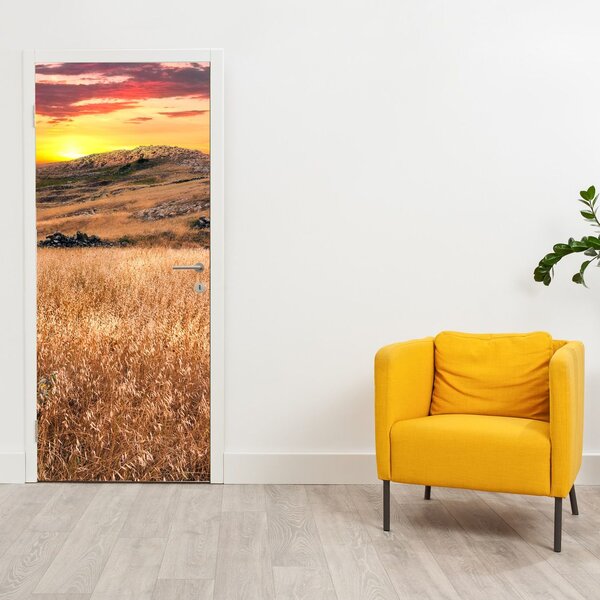 Foto tapeta za vrata - Polje (95x205cm)