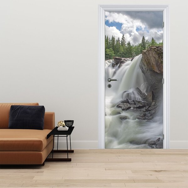 Foto tapeta za vrata - Slapovi (95x205cm)