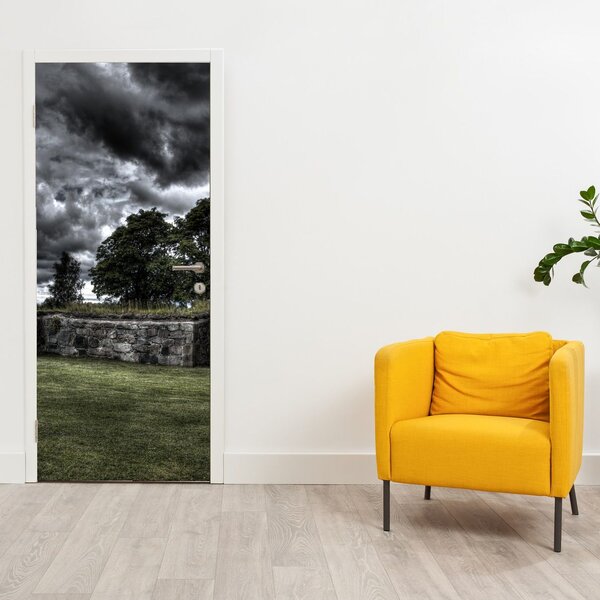 Foto tapeta za vrata - Oblačno nebo (95x205cm)