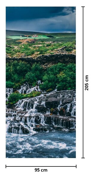 Foto tapeta za vrata - Slapovi u prirodi (95x205cm)