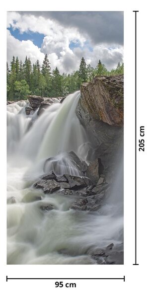 Foto tapeta za vrata - Slapovi (95x205cm)