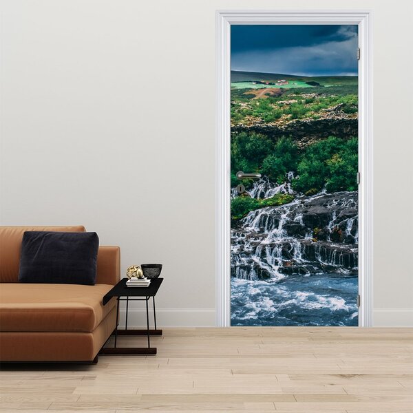 Foto tapeta za vrata - Slapovi u prirodi (95x205cm)