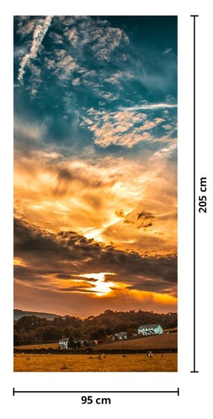Foto tapeta za vrata - Oblaci (95x205cm)