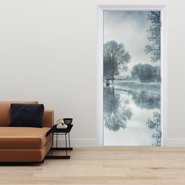 Foto tapeta za vrata - Zimska priroda (95x205cm)