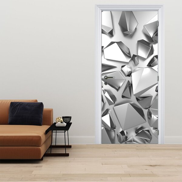 Foto tapeta za vrata - 3D apstrakcija (95x205cm)