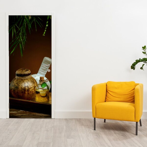 Foto tapeta za vrata - Stvari za wellness (95x205cm)