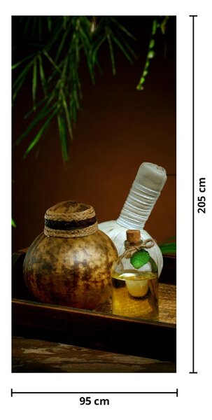 Foto tapeta za vrata - Stvari za wellness (95x205cm)