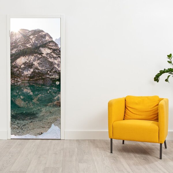 Foto tapeta za vrata - Planinsko jezero (95x205cm)