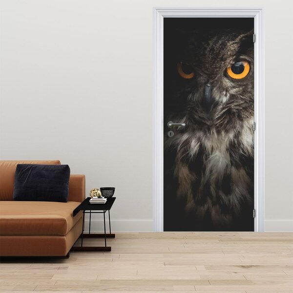 Foto tapeta za vrata - Sova (95x205cm)