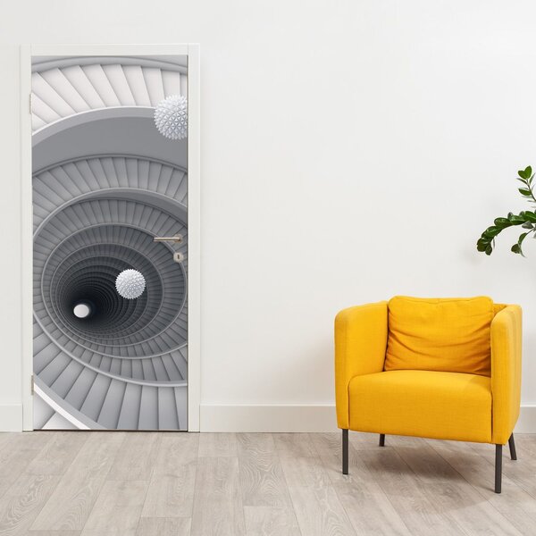 Foto tapeta za vrata - 3D apstrakcija (95x205cm)