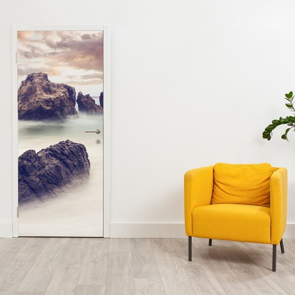 Foto tapeta za vrata - Litice u magli (95x205cm)