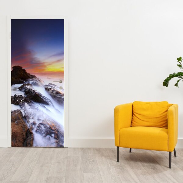 Foto tapeta za vrata - Planina u magli (95x205cm)