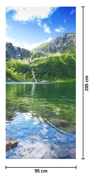 Foto tapeta za vrata - Jezero u Tatrama (95x205cm)