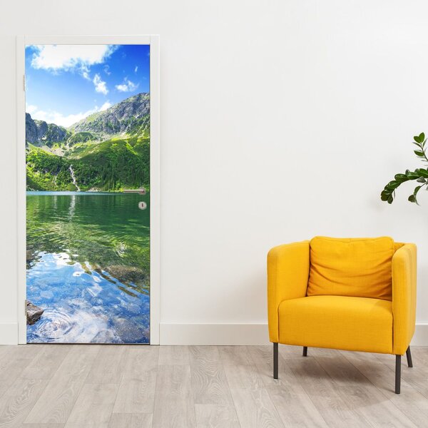 Foto tapeta za vrata - Jezero u Tatrama (95x205cm)