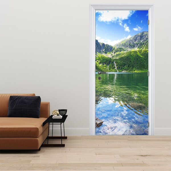 Foto tapeta za vrata - Jezero u Tatrama (95x205cm)