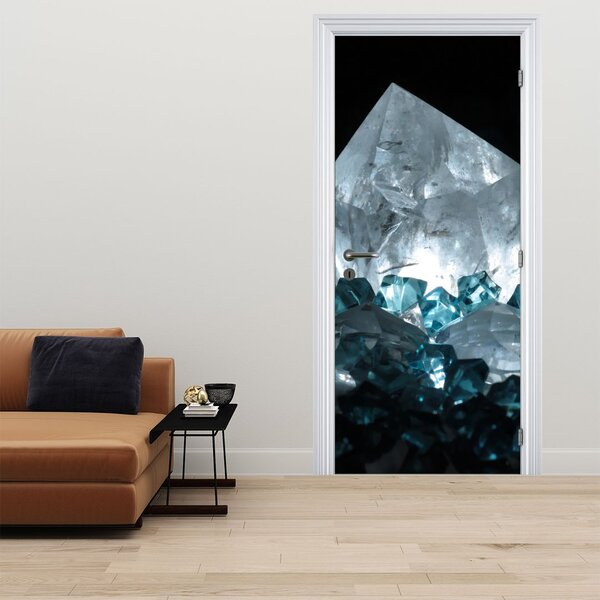 Foto tapeta za vrata - Kristal (95x205cm)
